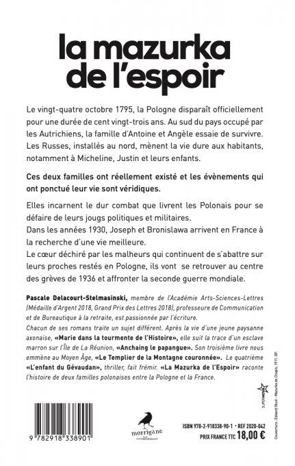 LA MAZURKA DE L'ESPOIR - Pascale Delacourt-Stelmasinski