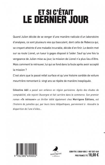 ET SI C'ÉTAIT LE DERNIER JOUR - Célestine ADIL