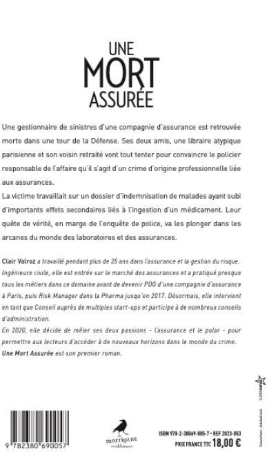 UNE MORT ASSURÉE - Clair VALROZ