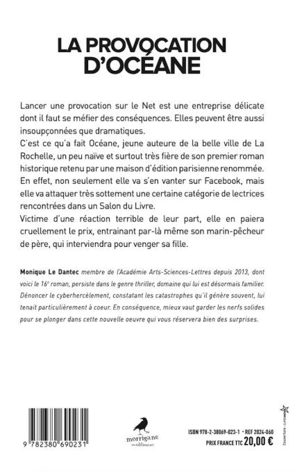 LA PROVOCATION D'OCÉANE - MONIQUE LE DANTEC