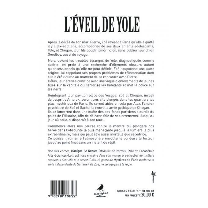 L'ÉVEIL DE YOLE - Monique LE DANTEC