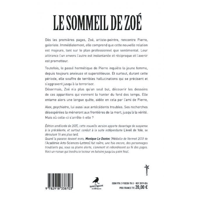 LE SOMMEIL DE ZOÉ - Monique LE DANTEC